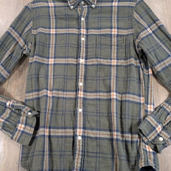 J. Crew Green and Blue Casual Button Down Shirt - Picture 2 of 9